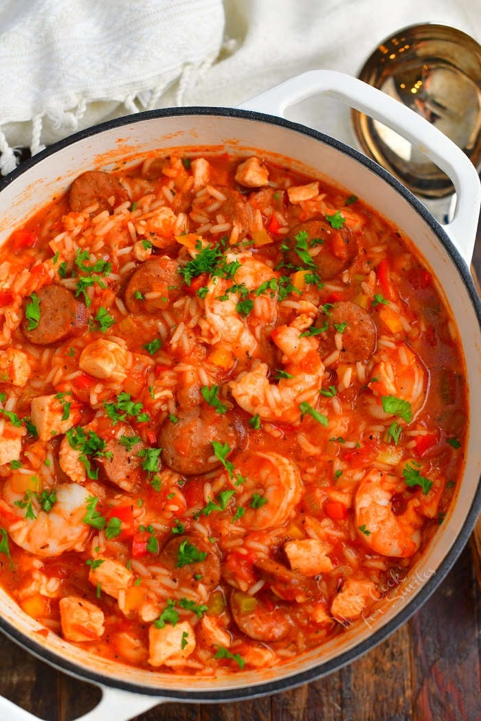 Jambalaya Recipe - Classic Creole Dish Full of Flavor and So Easy