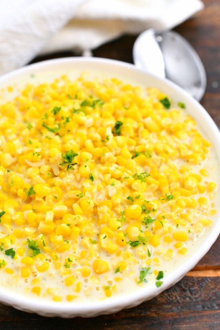 Creamed Corn EASY Creamy and Comforting Side Dish