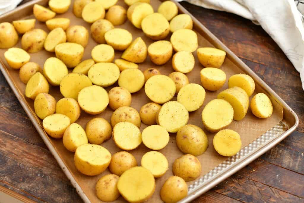 Oven Roasted Potatoes - Easy Roasted Potatoes In Seasoned Butter