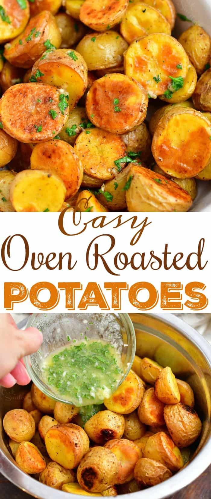 Titled photo (and shown): Cozy Oven Roasted Potatoes