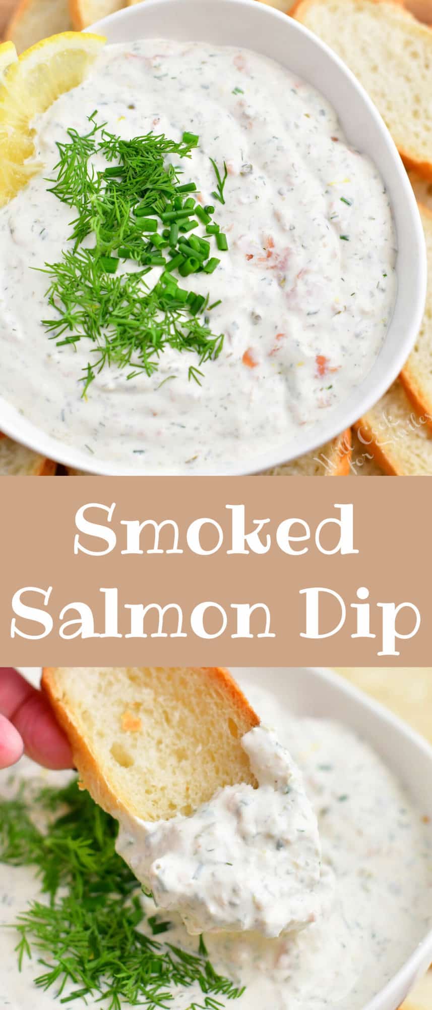 titled Pinterest photo (and shown in a bowl): Smoked Salmon Dip