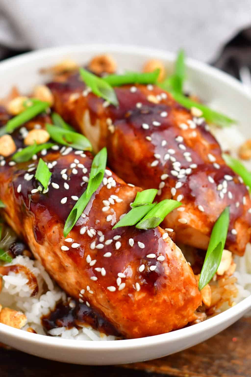 Teriyaki Salmon (Pan Seared and Baked) Will Cook For Smiles