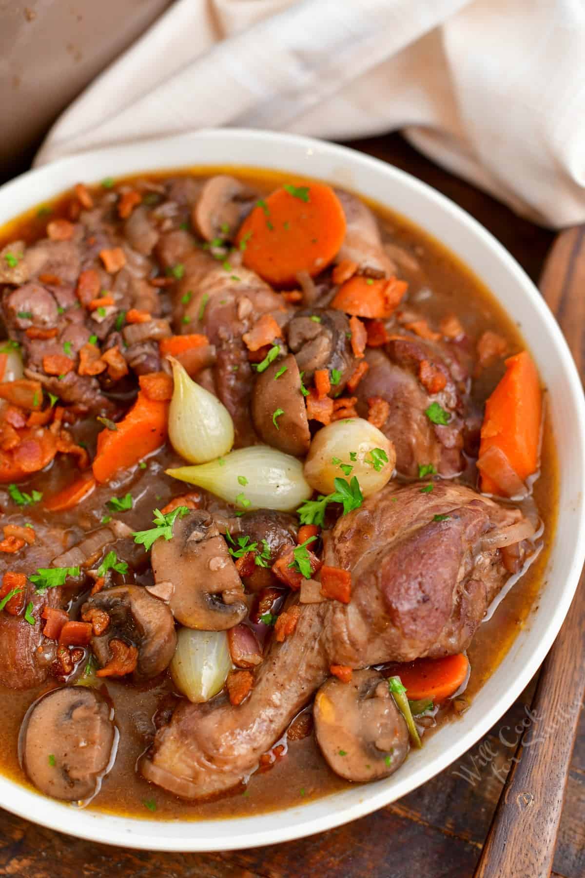 Coq Au Vin - Learn To Make This Classic French Chicken Recipe At Home!