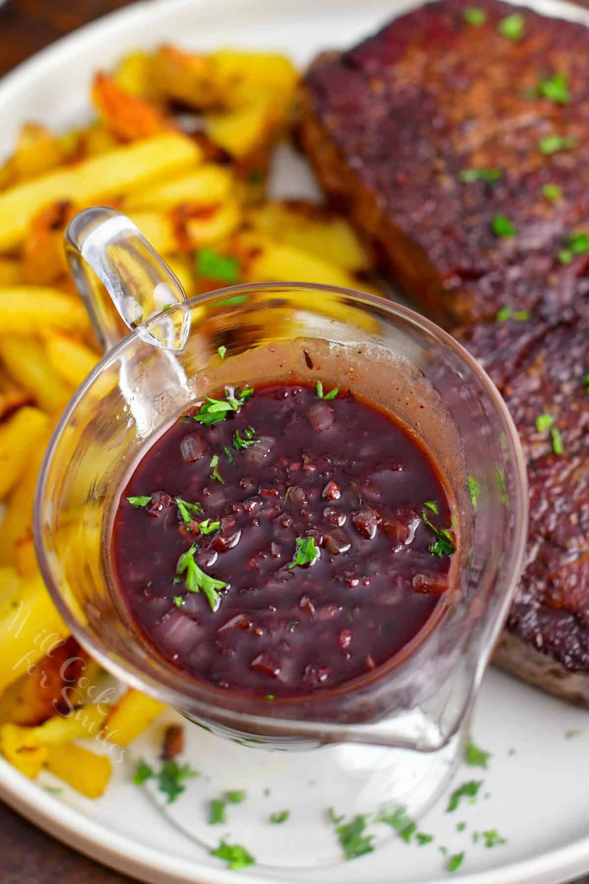 Red Wine Steak Sauce - Will Cook For Smiles