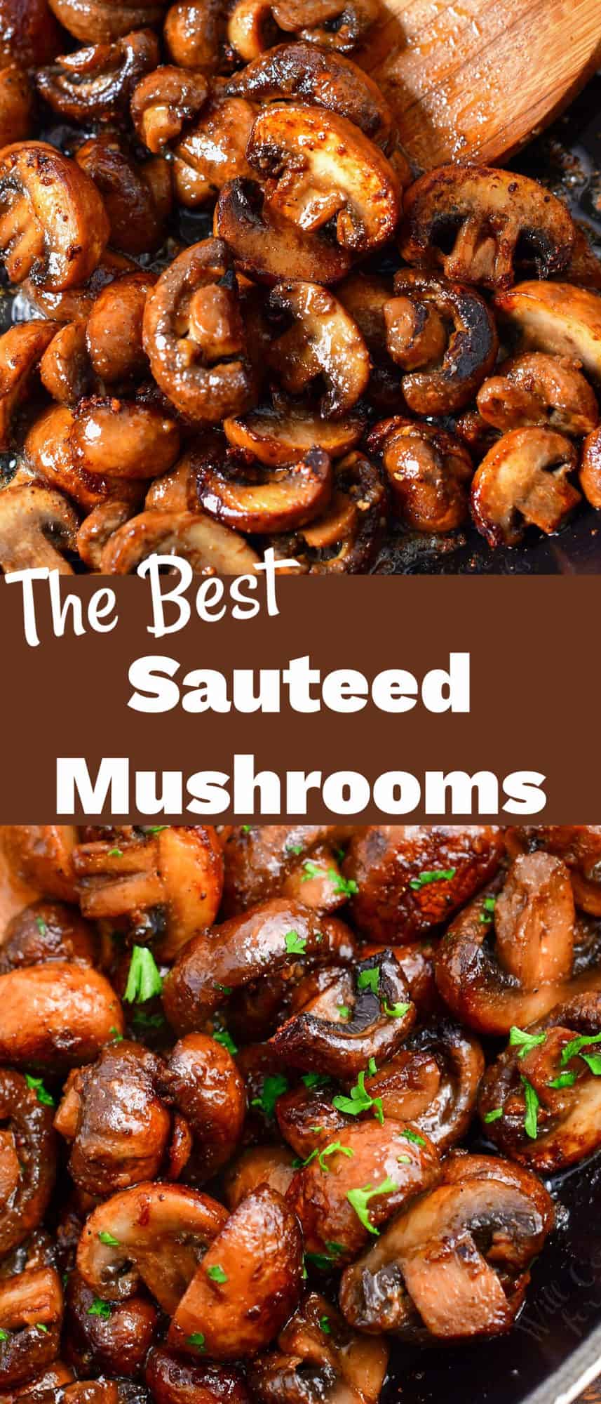 titled photo (and shown): The Best Sauteed Mushrooms