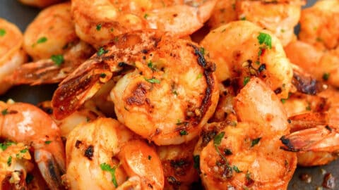cooked seafood dinner on a plate