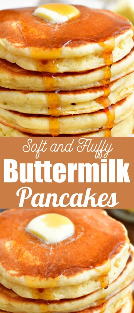 Buttermilk Pancakes - Nothing Like Soft and Fluffy Homemade Pancakes!