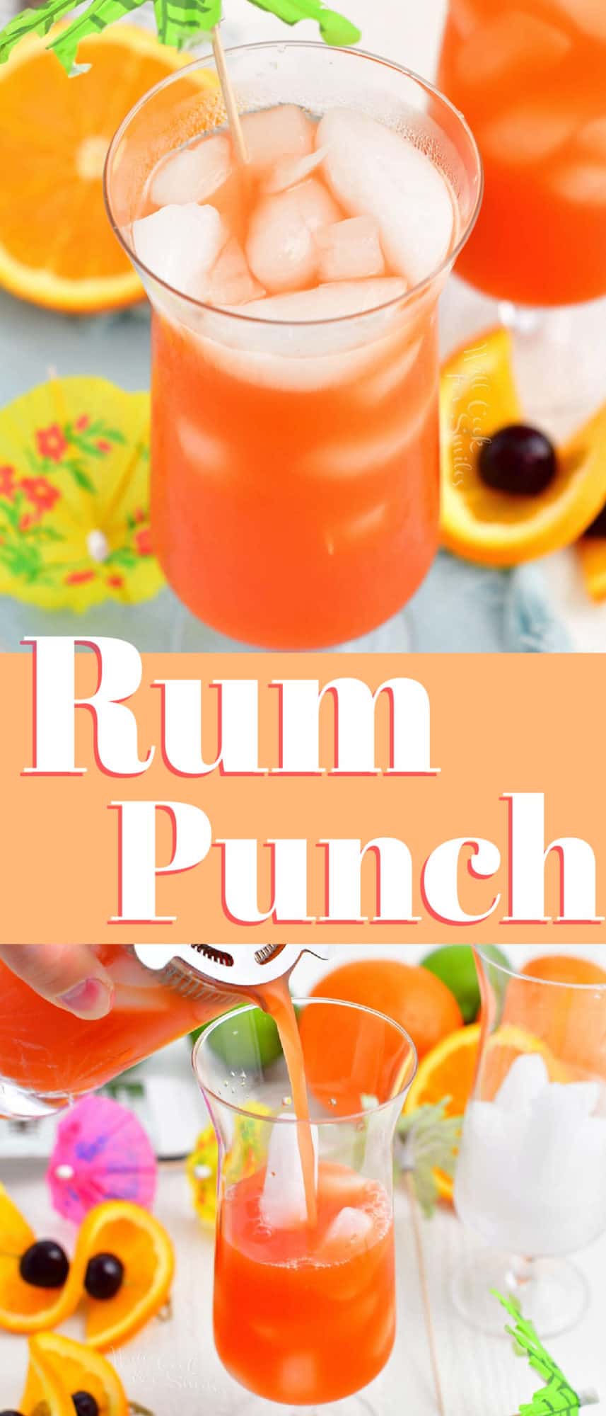 Tropical Rum Party Punch Cocktail Recipe