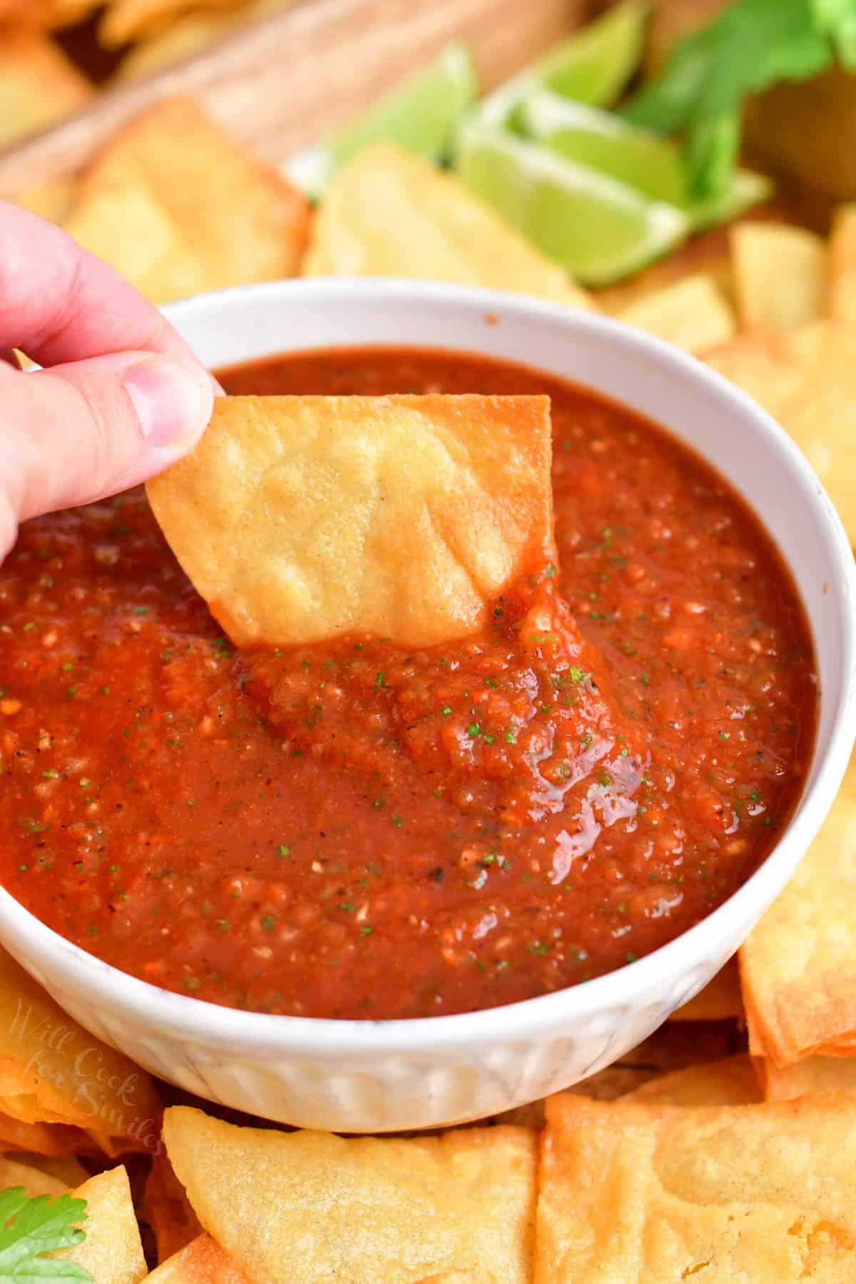 Salsa Recipe - The Most Flavorful Restaurant Style Salsa!