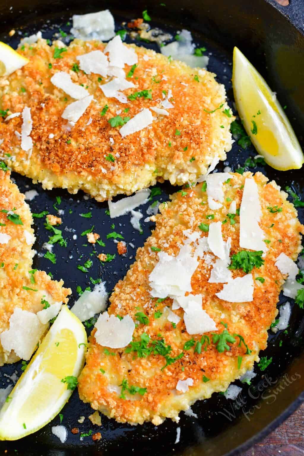 Chicken Milanese Easy Crispy PanCooked Chicken Breast