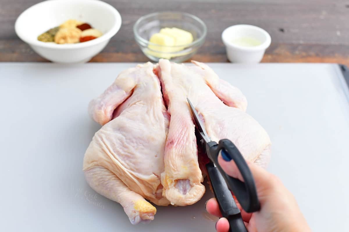 Spatchcock Chicken Easy Oven Roasted Chicken with Spice Rub