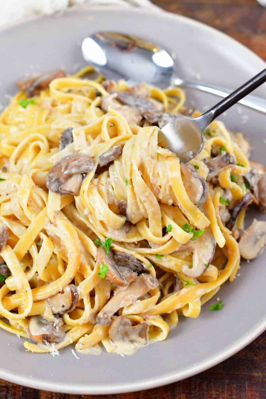 Creamy Mushroom Pasta Will Cook For Smiles