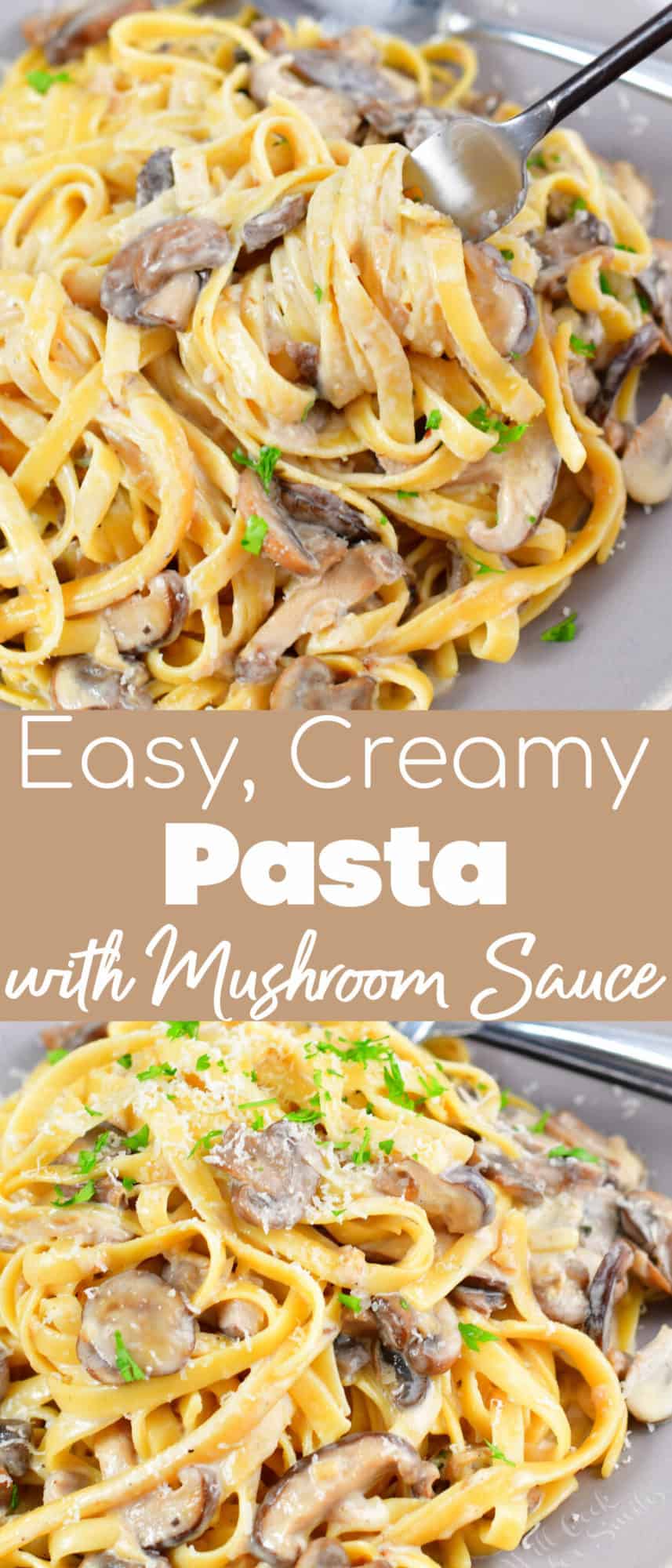 Pasta with Mushroom Sauce Will Cook For Smiles