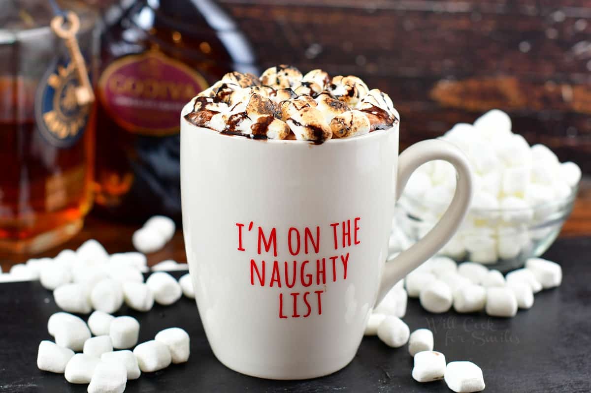 Spiked Hot Chocolate - Perfect Combination of Liquors in Hot Chocolate