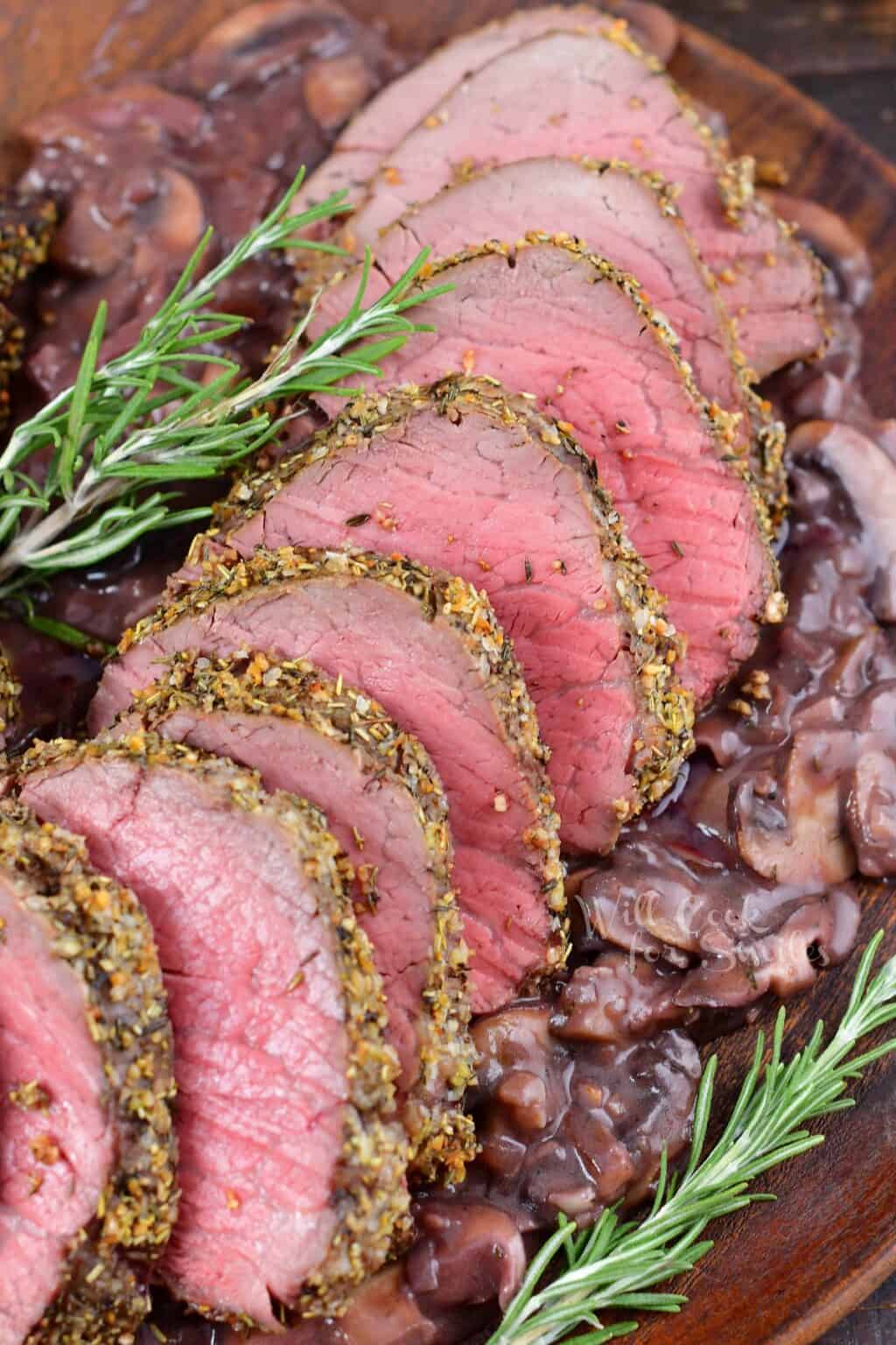 Beef Tenderloin with Mushroom Red Wine Sauce Will Cook For Smiles