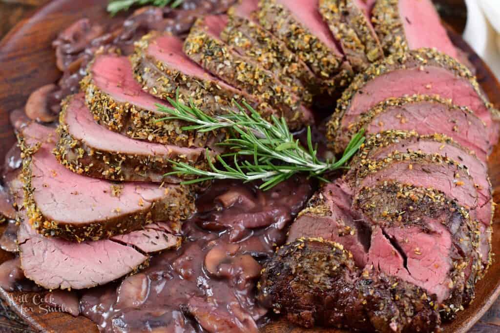 Beef Tenderloin with Mushroom Red Wine Sauce Will Cook For Smiles