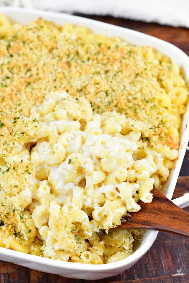 Parmesan Baked Mac and Cheese - Will Cook For Smiles