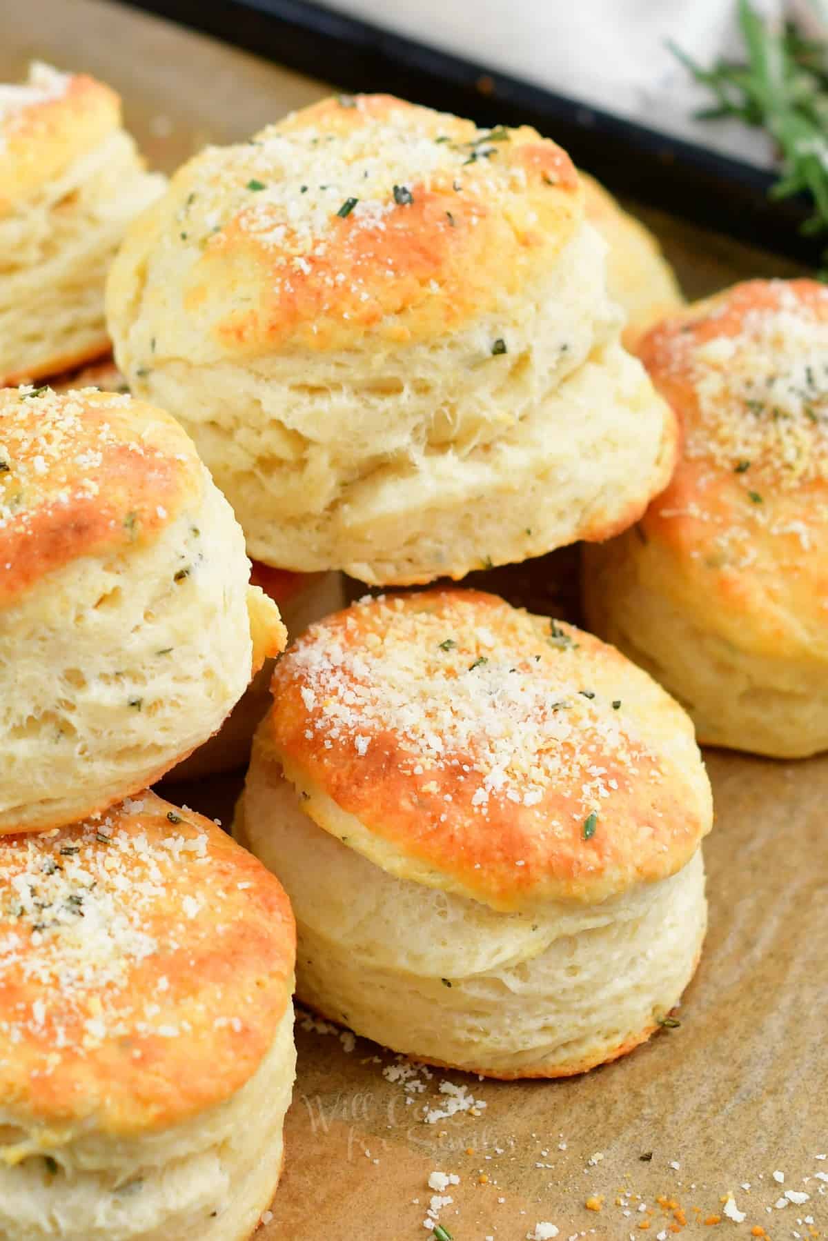 Garlic-Herb Butter Drop Biscuits Recipe