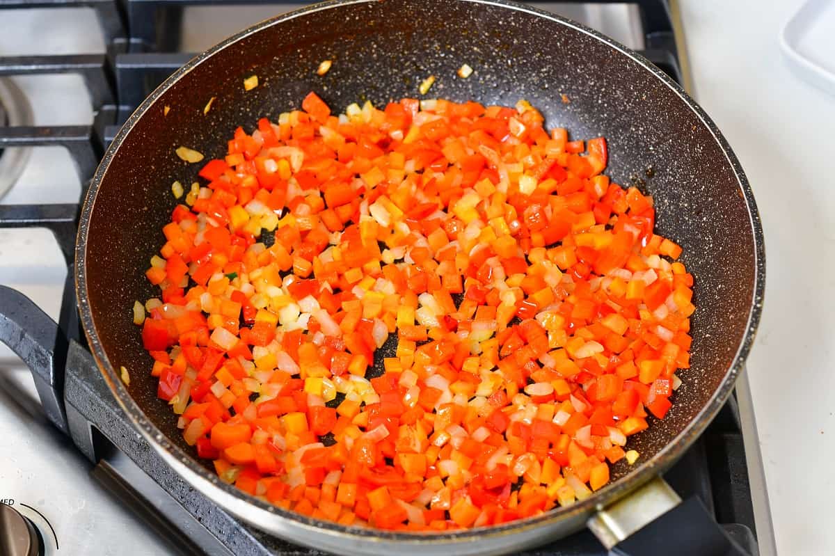 sautéed onions and peppers