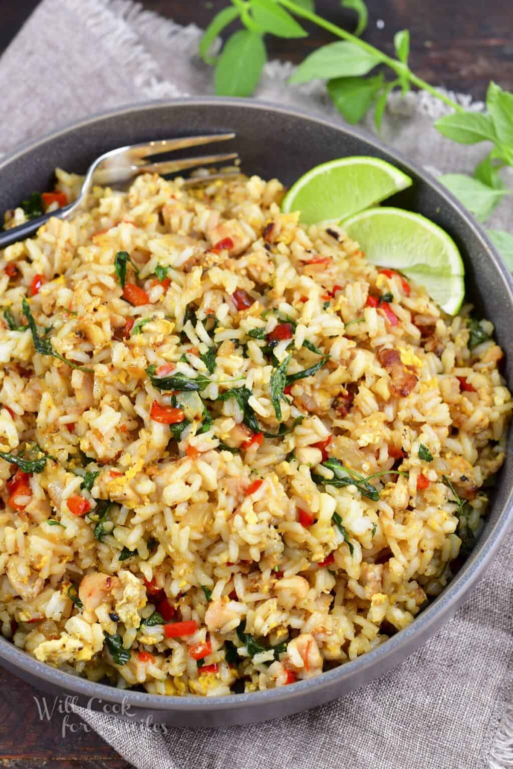 Thai Basil Fried Rice Will Cook For Smiles