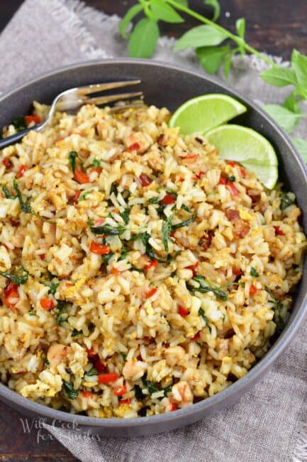 Thai Basil Fried Rice - Will Cook For Smiles