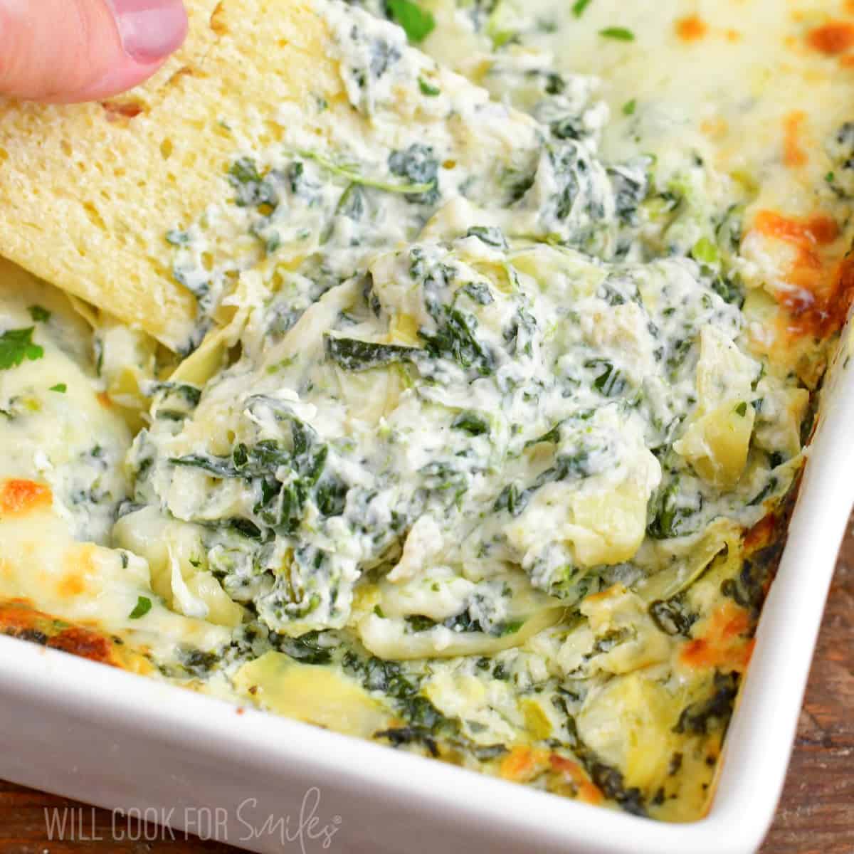 Spinach-Artichoke Dip, Lunch & Dinner Menu