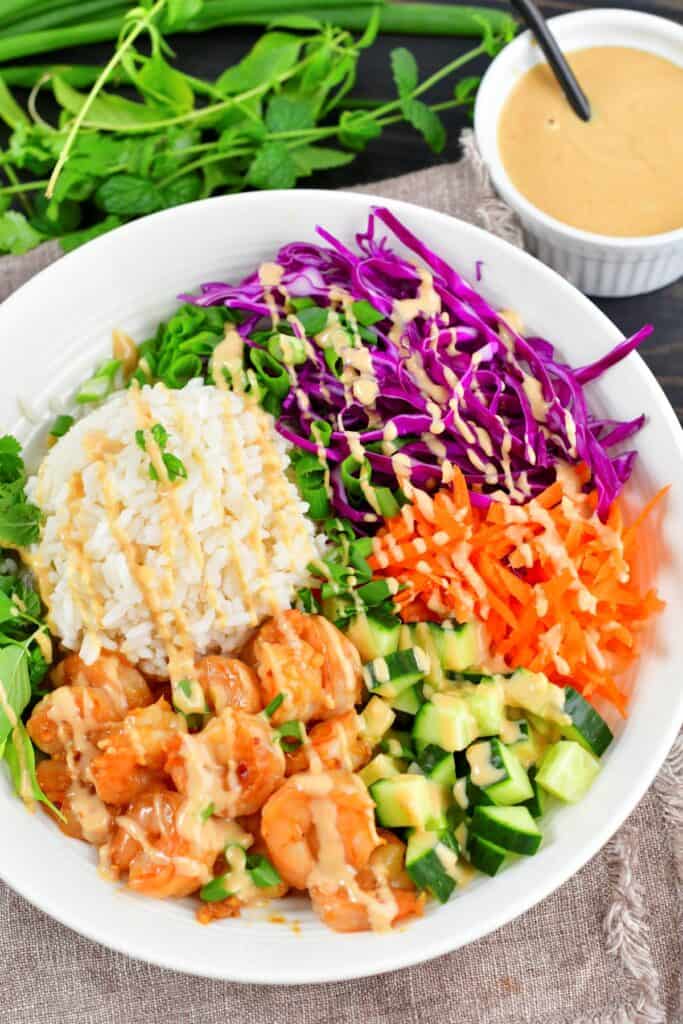 Spring Roll Rice Bowl - Will Cook For Smiles