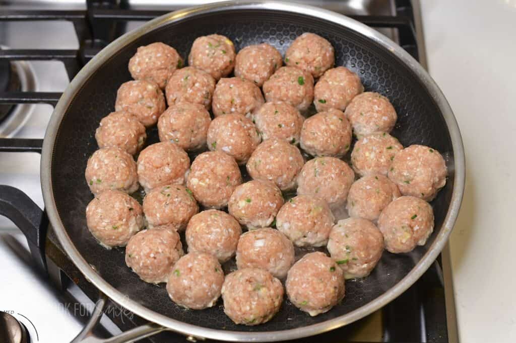 Turkey Meatballs with Parmesan Cream Sauce Will Cook For Smiles