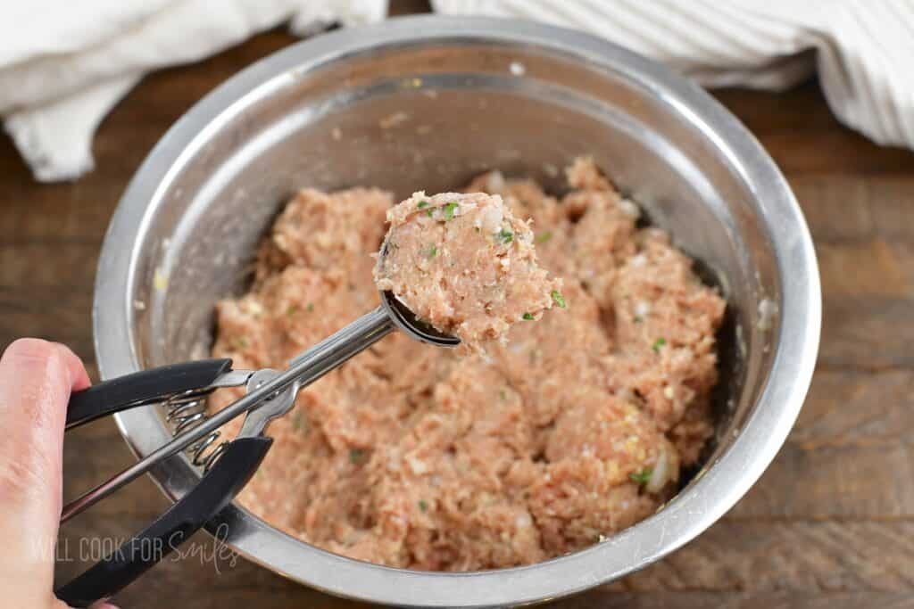 Turkey Meatballs with Parmesan Cream Sauce Will Cook For Smiles
