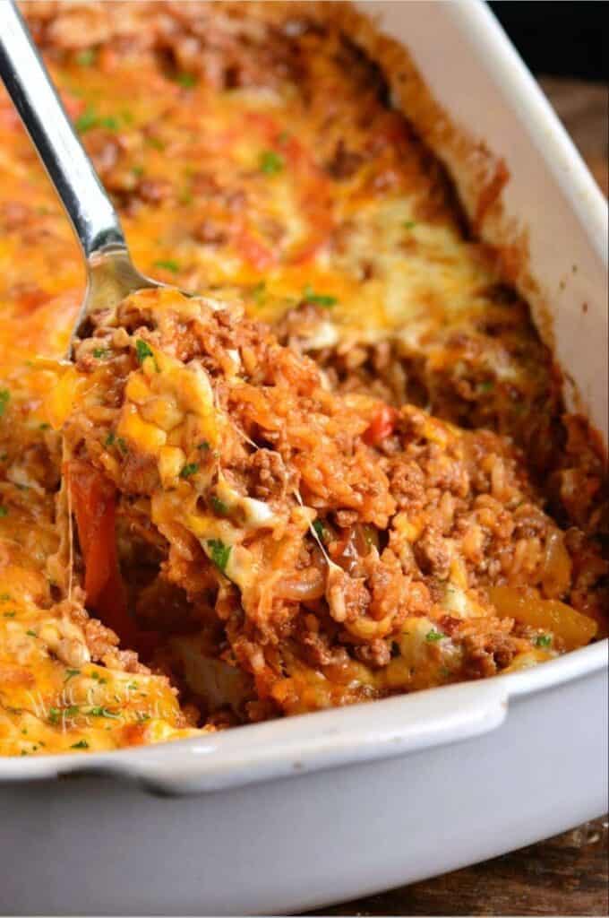 Beef Enchilada Casserole - Will Cook For Smiles