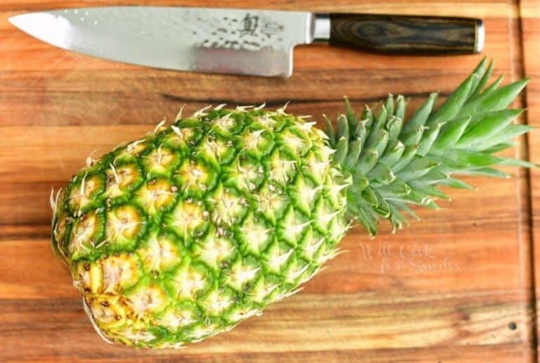 How To Cut A Pineapple - Easy Step-By-Step Guide and Video