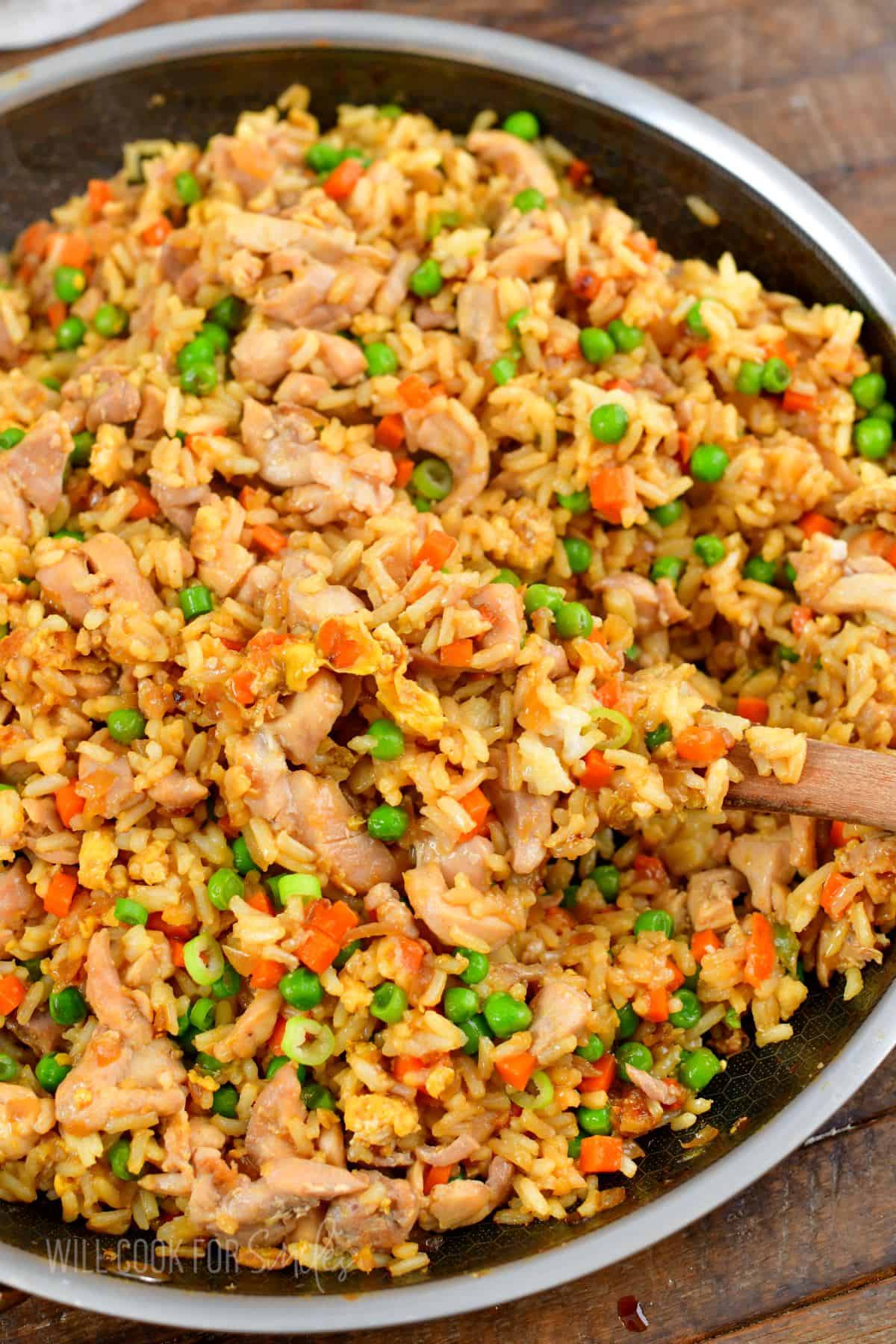 Chinese Food Chicken Fried Rice