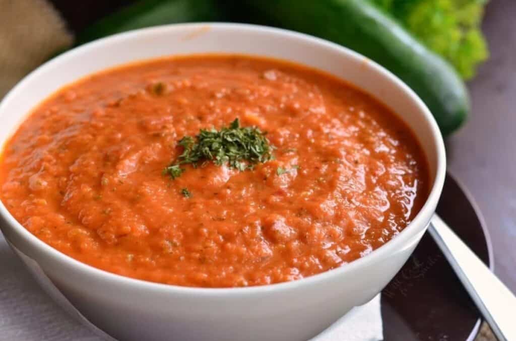 Zucchini Tomato Soup Will Cook For Smiles