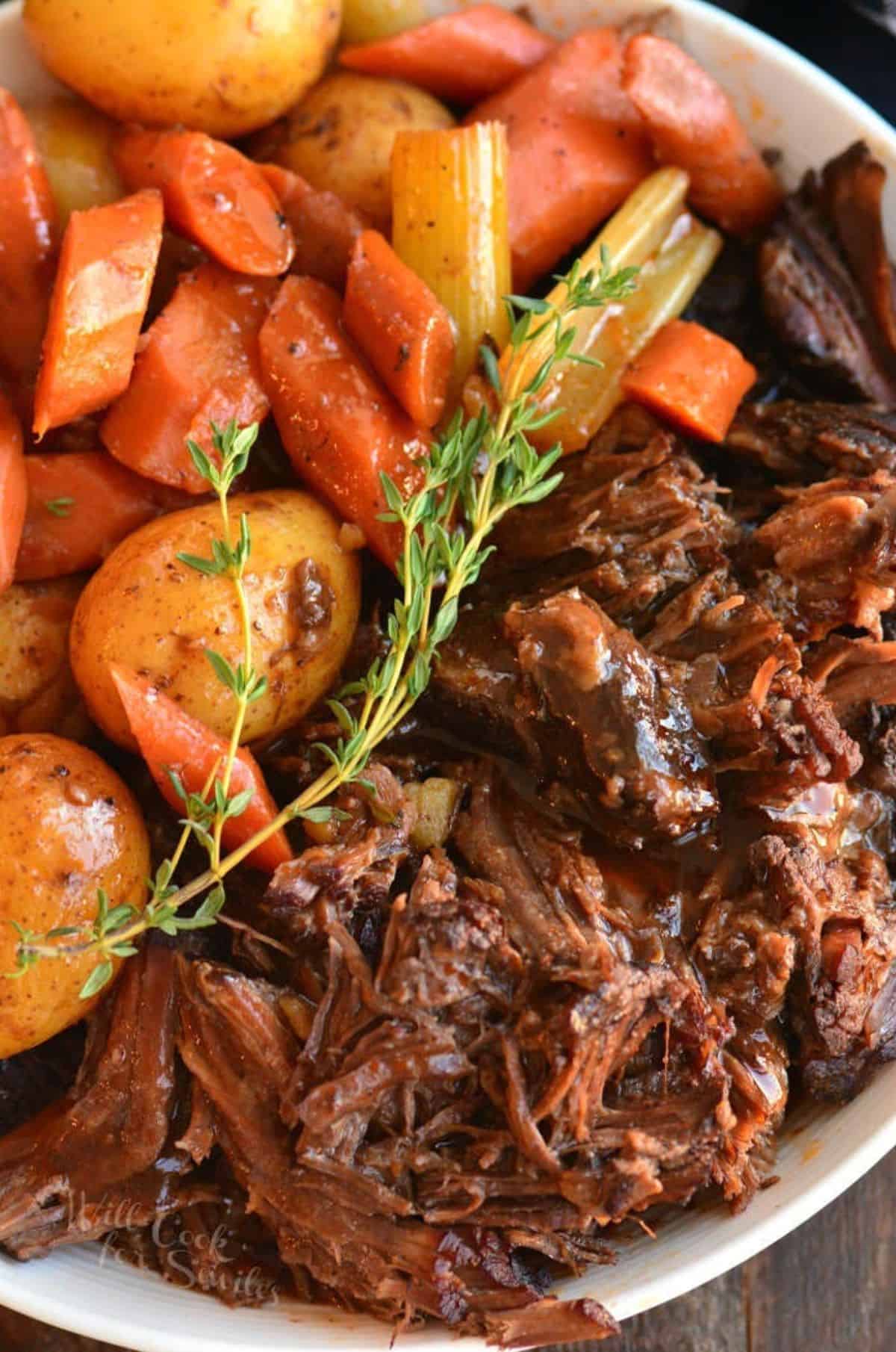 Instant Pot Pot Roast (with air fryer lid) - A Pinch of Healthy