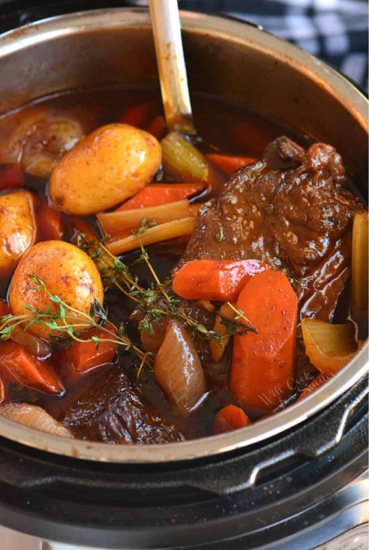 pot roast in a instant pot.